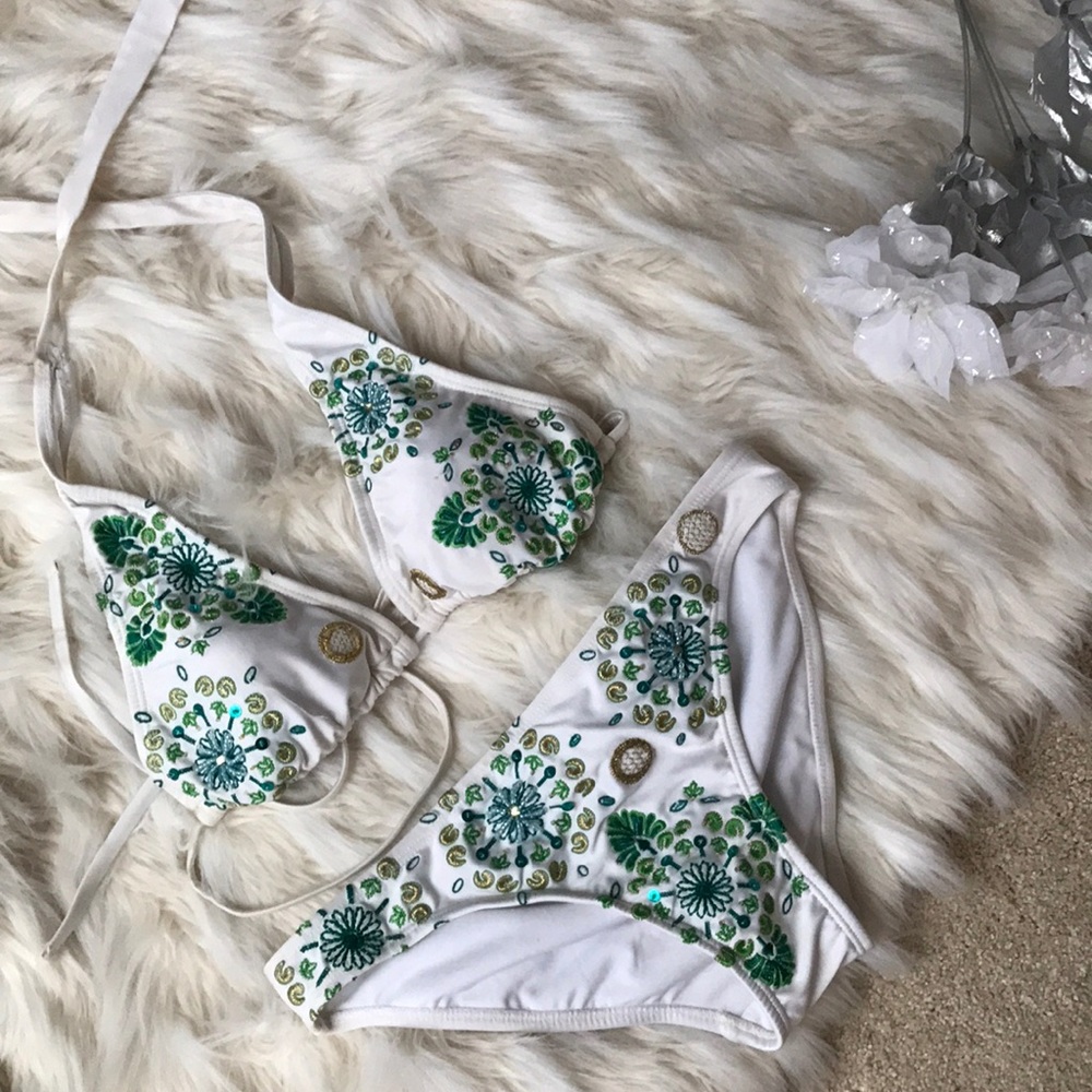 Embellished bikini